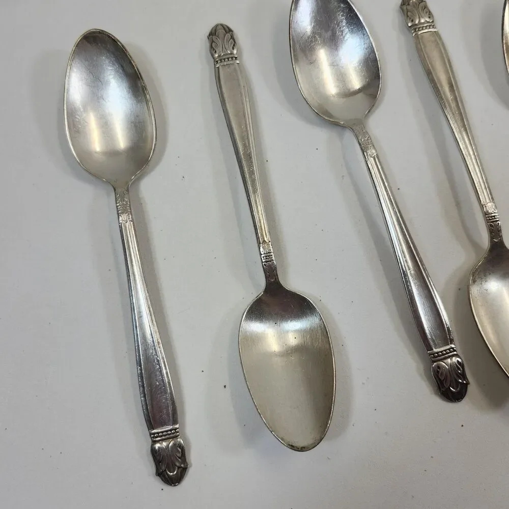Holmes & Edwards Spoons Danish Princess Serving Soup Tea Silverplate Replacement
